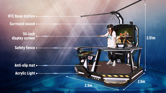 1 ödeme yapan kişi etkileşimi İstasyonu 9D Sanal Gerçeklik Beat Oyun Makinesi Nominal yük 200kg Fırsat Alışveriş Merkezi