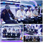 Dinamik Koltuklar 9D Sanal Gerçeklik Sineması Deepoon E3 VR Gözlüklerle Gerçekçi Rüzgar Etkileri