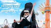 VR Drop Tower ile Eğlence 9D VR Simülatörü 360° Hareketler Çok oyunculu