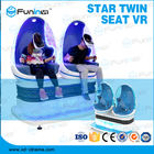 9D VR 360 Derece Yumurta VR Sandalye Sinema Simülatörü / Interaktif Oyun Sanal Gerçeklik Ekipmanları