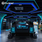 9D VR 6 Koltuklar Sanal Gerçeklik Arcade Oyun Makinesi Eğlence Parkı Sürmek