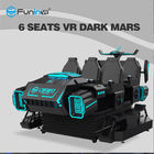 Kararlı 9D VR Sinema Sürüş Araba Oyun Makinesi 9D 6 Oyuncular Eğlence Parkı Rides