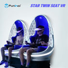 İki Kişilik Eğlence Parkı için 1.2KW 9D Sanal Gerçeklik Sinema / VR Yumurta Sandalye