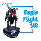 Ağırlık 238kg Sinema Sinema 1260 * 1260 * 2450mm için Güç 0.5KW Eagle Flight VR Simülatörü