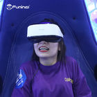 2 koltuklu oyuncular Mavi ve siyah 9D Sanal Gerçeklik Simülatörü Arcade Oyun Makinesi VR yumurta Sandalye