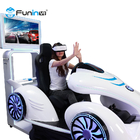 FuninVR 9d arcade oyun makinesi VR Araba Yarışı VR Mario kart Simülatörü beyaz