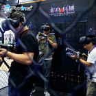VR Eğlence Parkı Ekipmanları Çok Oyunculu Zombi Çekimi 4-5 oyuncu VR Seti 9D Sanal Gerçeklik Makinesi
