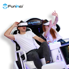 VR Savaş Gemisi 9D Yumurta VR Sandalye Çift 2 Oyunculu Sanal Gerçeklik Sinema Simülatörü