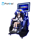 9d vr çok oyunculu sanal gerçeklik atış arcade Siyah oyun 1 oyuncu 360 Döndürme Sürükleyici Roller Coaster