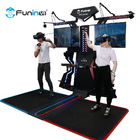 VR eğlence parkı çekim vr çekim interaktif oyun ekipmanı 2 oyuncu için vr yürüyüş platform oyunu