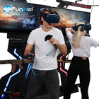 VR eğlence parkı çekim vr çekim interaktif oyun ekipmanı 2 oyuncu için vr yürüyüş platform oyunu