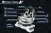 Sanal Gerçeklik VR 9D Sinema Fabrika fiyatı 9d vr 3d gözlük 2 Koltuk 200kg VR Eğlence Oyunu 9d simulador sinema