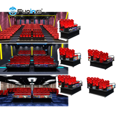 9 hareketli koltuğu olan özelleştirilebilir renk şekli 7D Sinema Tiyatrosu