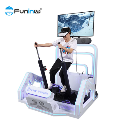 VR Üreticisi Sanal Gerçeklik Simülatörü 9d Kayak Oyun Makinesi Vr Cazibe Eğlence Parkı