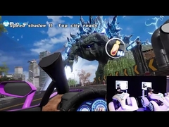 Fiberglas 220V 9D VR Yarış Karting Sanal Gerçeklik Simülatörü 400kg Vr Arcade Makinesi