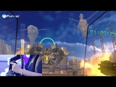 Eğlence Parkı Oyunları 9D VR Simülatörü İç Mekan Gökyüzü dalışı 360 VR Simülatörü