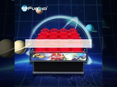 9-48 kişilik ve elektrikli güç sistemi ile kare özelleştirilmiş 5D Sinema Sinema Tiyatrosu