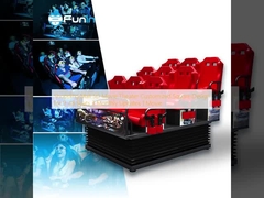 Alışveriş merkezi 5D Sinema Tiyatrosu 9-48 kişilik özel kare tasarımı 3 Aylık güncellemeler 1 Film