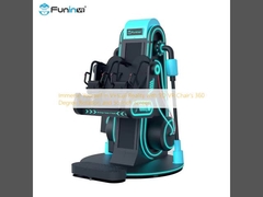 9D VR Sandalyesinin 360 derecelik dönmesi ve 55 inçlik ekranı ile sanal gerçekliğe dalın