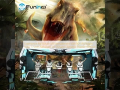 Dynamic Extreme Tema Platformunda 9D VR Dragon Rider 5 Koltuklu Simülatör ile Eğlence Geleceğini Deneyin