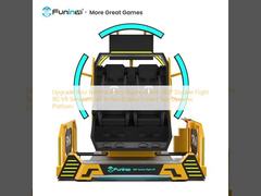 Eğlence İşletmenizi 360° Çift Uçuş 9D VR Simülatörü 40 Inç Ekran Boyutu Dinamik Platformu ile Geliştirin