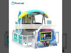Funin Vr Hareket Kontrollü 6 koltuklu 9D VR Gökyüzü Dalışı Çift Oyuncu Hareket Simülatörü Rüzgar ve Su Efektleriyle