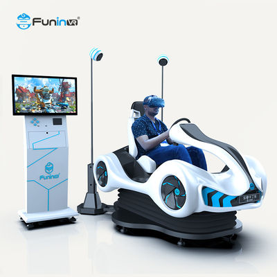 Çocuklar 9D Sanal Gerçeklik Simülatörü Karting Araba Yarışı VR Oyun Makinesi