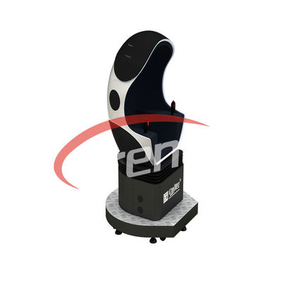 Siyah Mini Dinamik 9D Sanal Gerçeklik Simülatörü, 1080P HD Ücretsiz Vizyon 9D Eylem Sineması