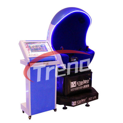 Yumurta Şekli Tema Parkı 9D Sanal Gerçek Sinema Çift Koltuklu 1500 Watt SGS Onaylandı