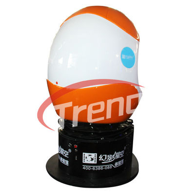 Tam Görünüm 9D Sanal Gerçeklik 360 Derece Döndürme Platformlu Cinema Ride 2 Koltuk