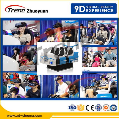 Eğlence Roller Coaster 9D Sanal Gerçeklik Simülatörü Auto Show için Altı Koltuk