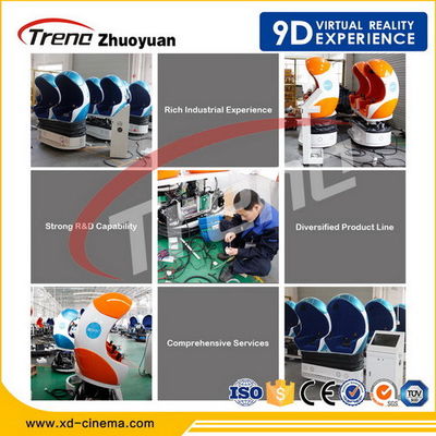 Eğlence Roller Coaster 9D Sanal Gerçeklik Simülatörü Auto Show için Altı Koltuk