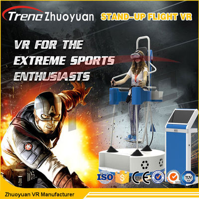 360 derecelik VR 1080P Gözlüklerle Tam Hareketli Sanal Gerçeklik Uçuş Simülatörü