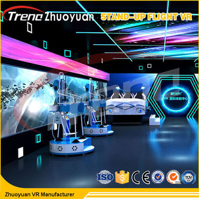 220 Volt Kapalı Alan Kayak Oyunları Stand Up Flight Alışveriş Merkezi İçin VR Simülatörü