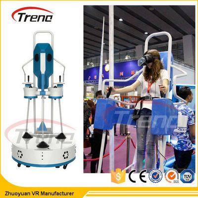 360 Derece Süpermarket İnteraktif Stand Up Tek Kişilik Uçak İçin Uçuş VR Simülatörü