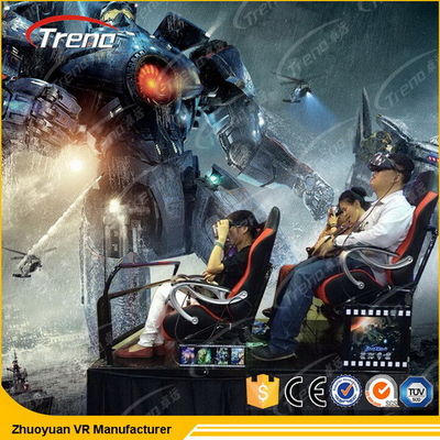 Geri Dövme Titreşim Hareket Koltukları ile 6 DOF Dinamik 5D Hareketli Sinema