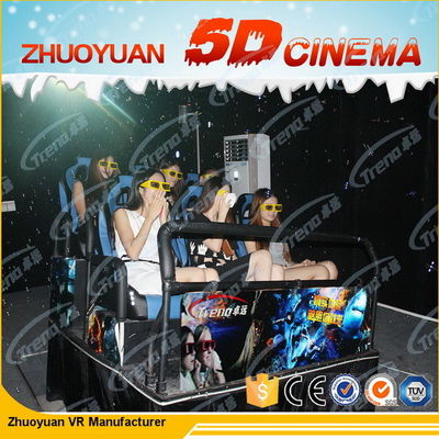 3Boyutlu Sanal Gerçeklik 5D Sinema Theatre With Electric Motion Dinamik Koltuklar Sistemi