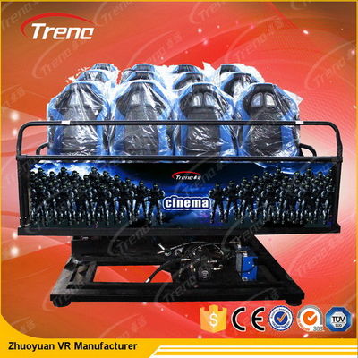 Kapalı XD Sineması, 6 DOF Elektrikli 7D Sinema Ekipmanı ISO 9001 Onaylı