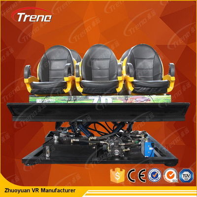 Kapalı XD Sineması, 6 DOF Elektrikli 7D Sinema Ekipmanı ISO 9001 Onaylı