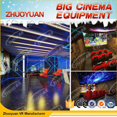 Aydınlatma / Rüzgar / Sisli Roller Coaster 7D Sinema Simülatörü Özel Efektler
