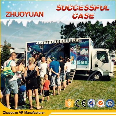 Hareketli Şaşırtıcı 7D Sinema Simülatörü Aydınlatma / Yağmur Simülasyonlu 6 Koltuk