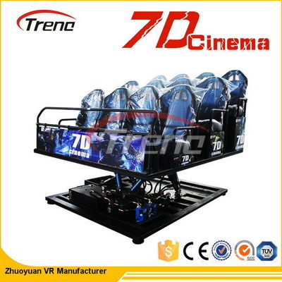 6 DOF Tema Parkı Eğlence 7D Sinematron Ekranlı Ekran Sistemi