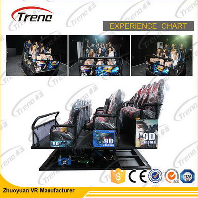 Funin VR 3DM Gözlükleri Çok Oyunculu 5D / 7D Etkileşimli Sinema Elektrik Sistemi