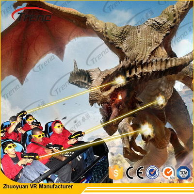 Funin VR 3DM Gözlükleri Çok Oyunculu 5D / 7D Etkileşimli Sinema Elektrik Sistemi