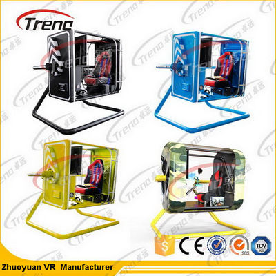 Siyah 720 ° Motion VR Tema Parkı Stüdyo Oyunu Simülasyonlu Tahrik Kabin