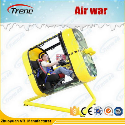 Tek Kişilik Uçak 360 Derece Uçan Deneyimi Olan VR Uçuş Simülatörü