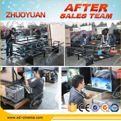 Sanal Gerçeklik Oyun Konsolu Hidrolik Sistem Mobil 5D Sineması