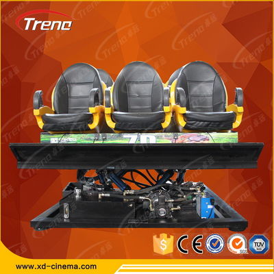 6FL Elektrik Platformlu Eğlence Parkı Gun Shooting 7D Sinema Donanımı