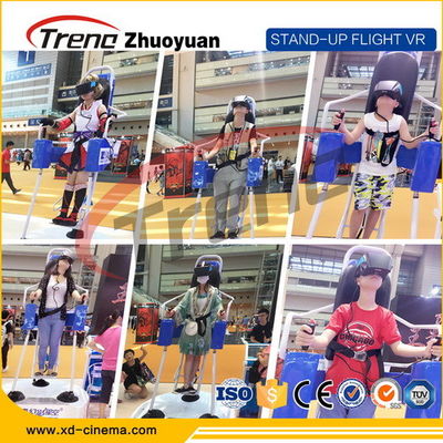 Eğlence Parkı Video Oyunu 360 ° Dönen Platformlu Sanal Gerçeklik Oyun Cihazları