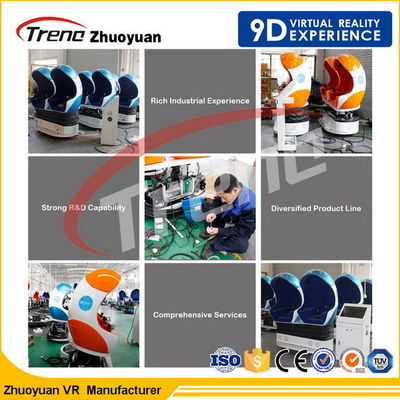 Alışveriş Merkezi Üçlü Koltuklar 9d Sanal Dünya Simülatörü VR Oyunlar 220V